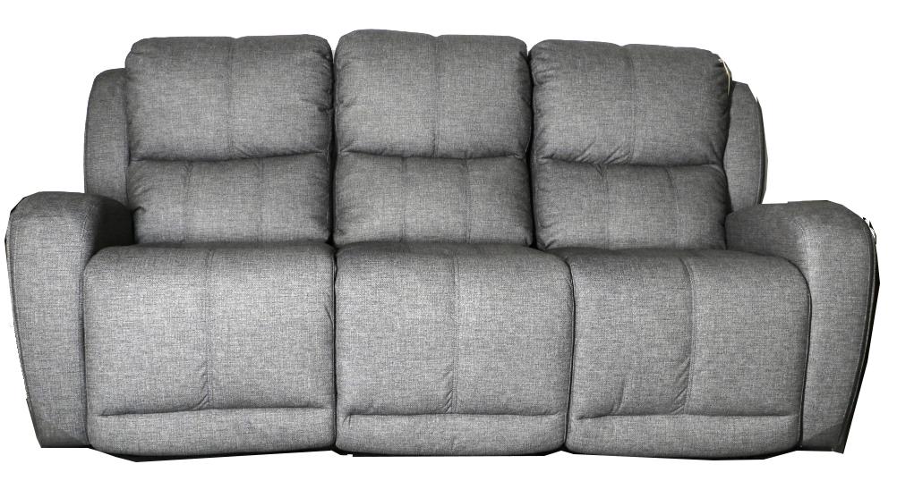 FLEXSTEEL CHARCOAL POWER RECLINING SOFA: FLEXSTEEL CHARCOAL POWER RECLINING SOFA Height: 37 in. by Width: 77 in. by Depth: 22