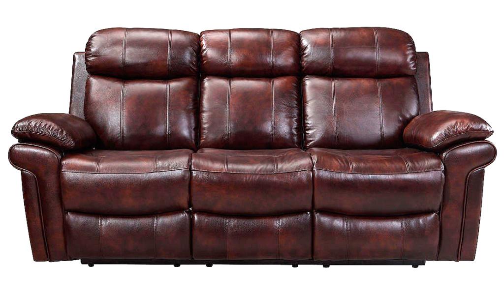 LEATHER ITALIA JOPLIN BROWN LEATHER POWER SOFA: LEATHER ITALIA JOPLIN BROWN LEATHER POWER SOFA Height: 38 in. by Width: 90 in. by Depth: 42