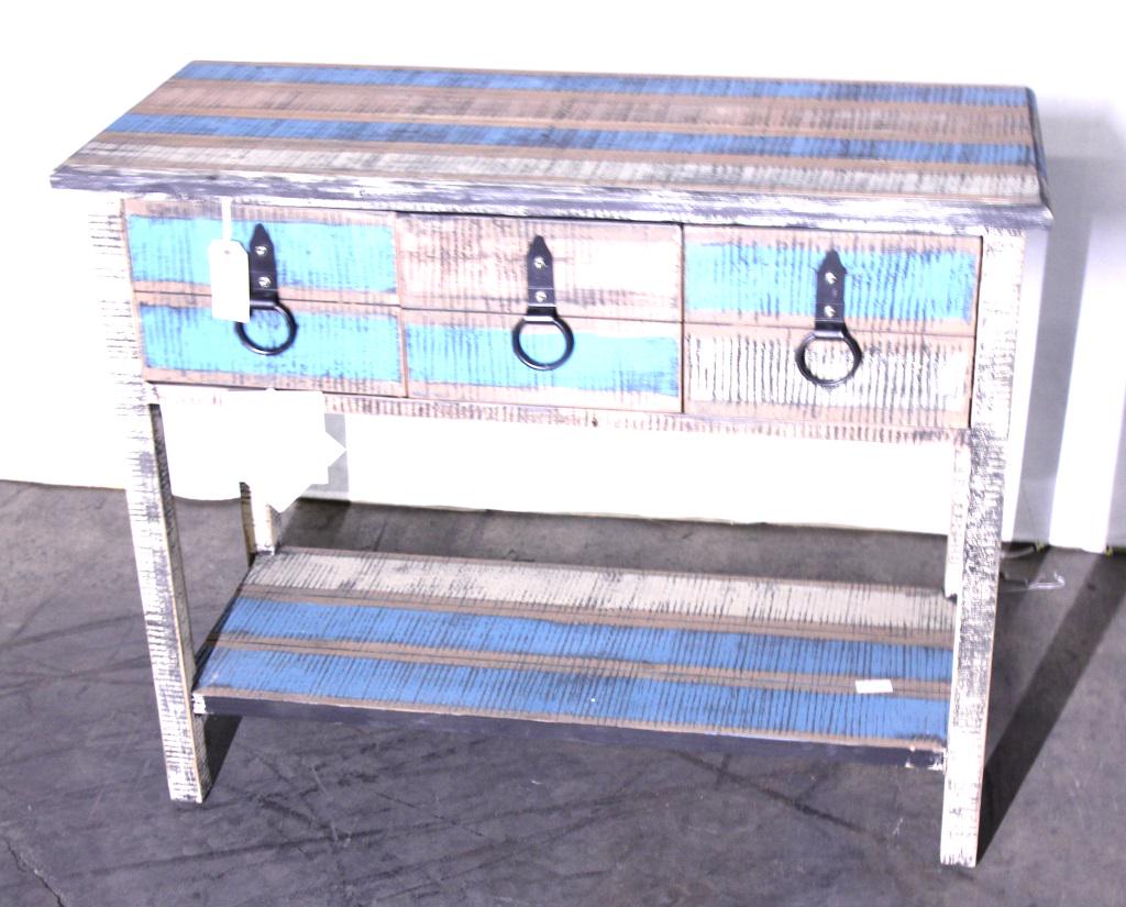 CALYPSO CONSOLE TABLE: CALYPSO CONSOLE TABLE Height: 31 in. by Width: 38 in. by Depth: 16