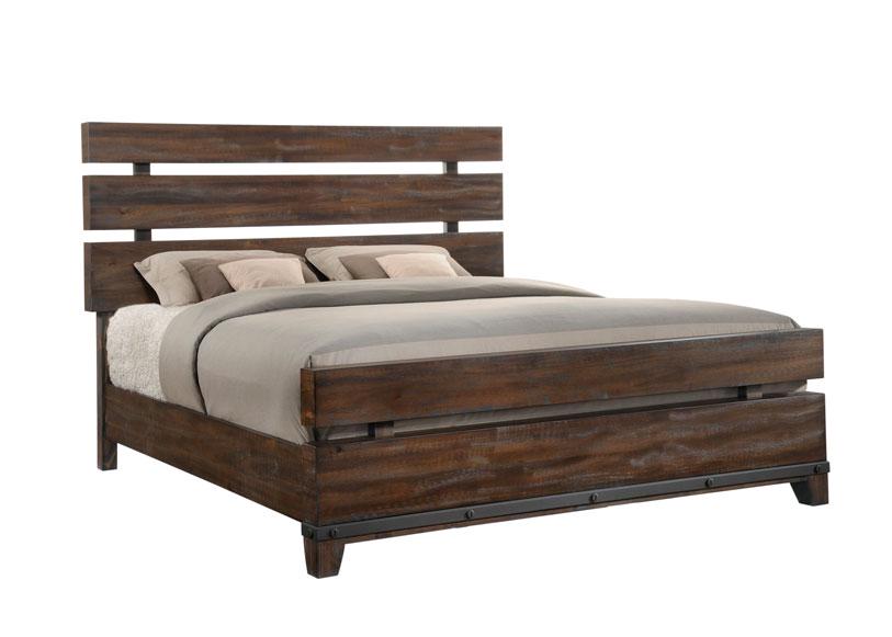 QUEEN RUSTIC BROWN HEADBOARD: QUEEN RUSTIC BROWN HEADBOARD Height: 60 in. by Width: 64 in. by Depth: 4