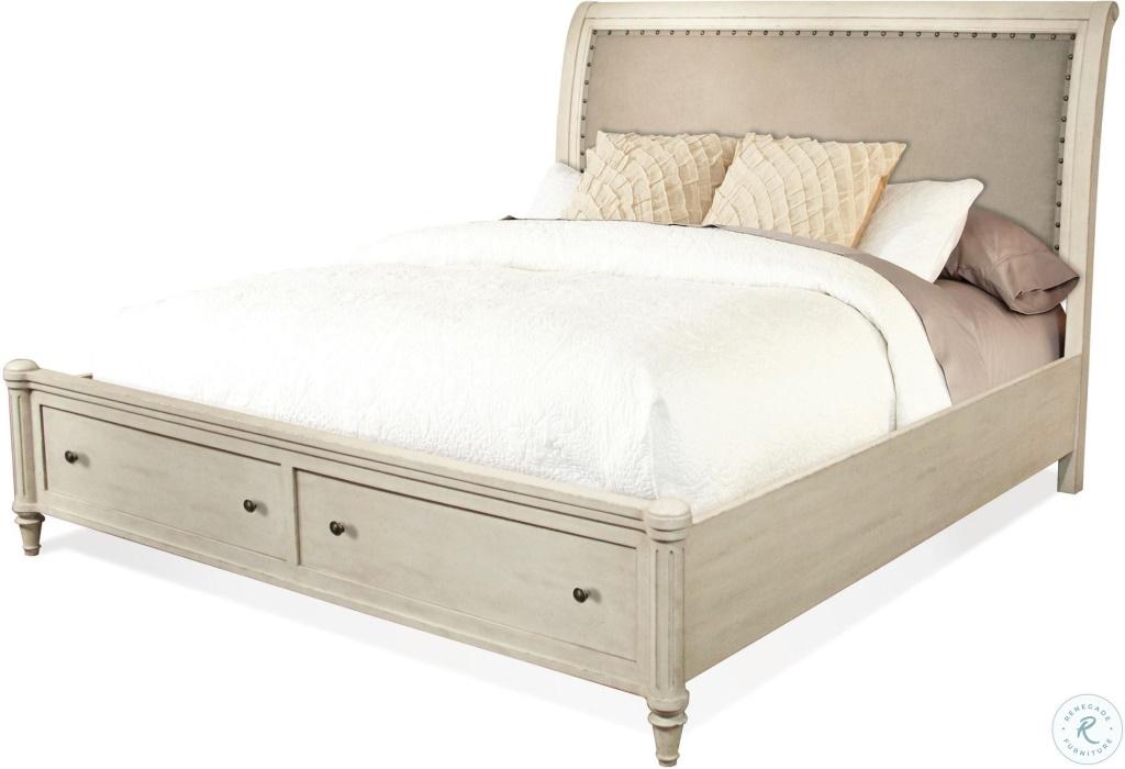 KING HUNTLEIGH BED FRAME W/STORAGE SET (3PCS): KING HUNTLEIGH BED FRAME W/STORAGE SET (3PCS) Height: 60 in. by Width: 80 in. by Depth: 84