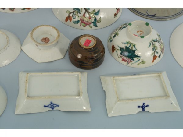 BOX LOT OF MISCELLANEOUS CERAMIC BOWLS AND PLATES - 8