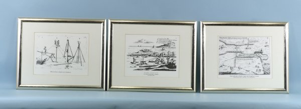 SET OF 3 ENGRAVINGS OF ITALIAN WORKSTATIONS