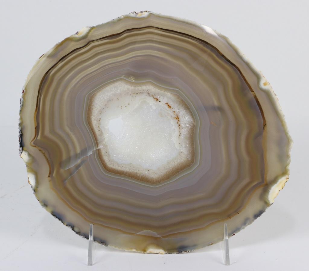 AGATE SLICE. Height: 10 in. by Width: 9 in. (1 of 5)