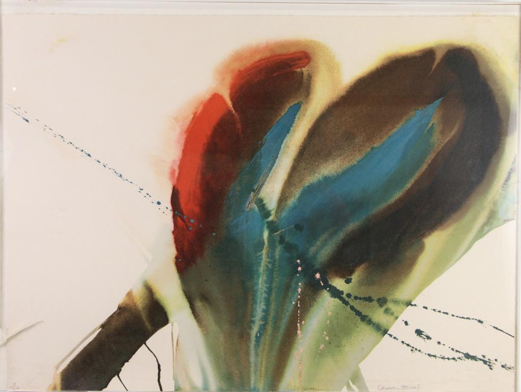 LAMAR BRIGGS ABSTRACT SIGNED & NUMBERED 11/200  PRINT, (1 of 2)