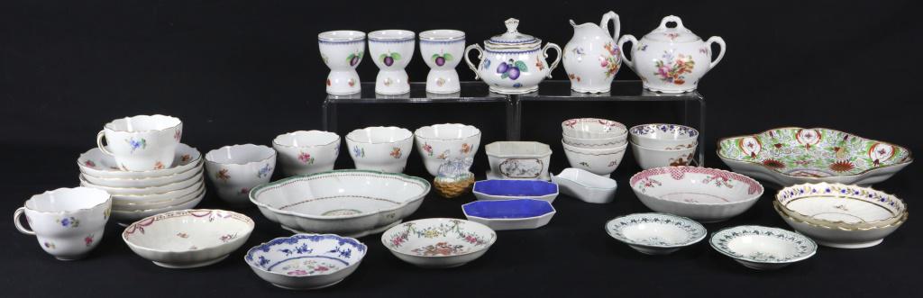 38 PIECE MIXED BOX LOT OF PORCELAIN. FROM THE (1 of 1)