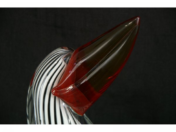 TRIO OF ART GLASS BIRDS - 3