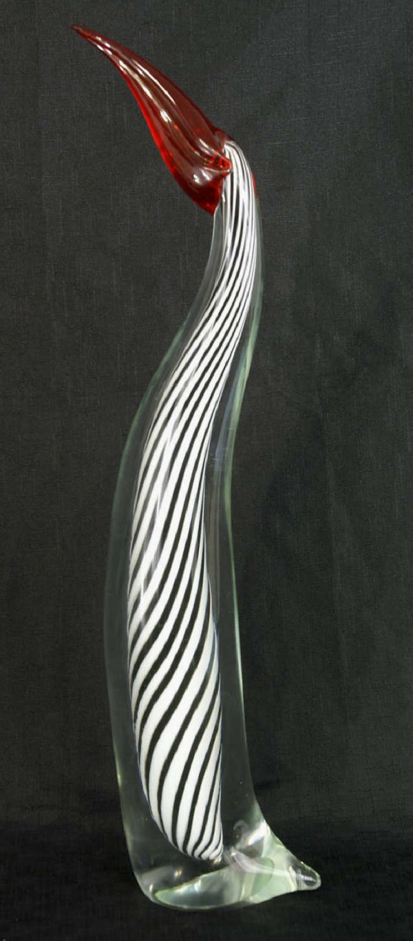 TRIO OF ART GLASS BIRDS - 6