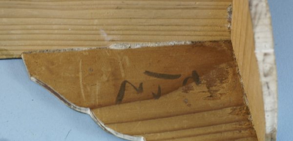ANTIQUE JAPANESE DOLL ON PAINTED STAND - 9