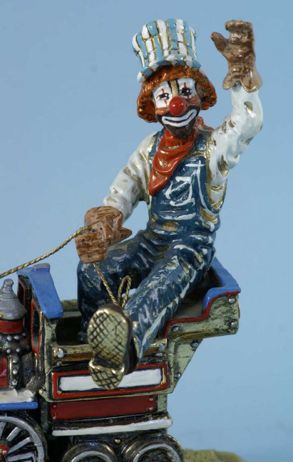 THREE RON A. LEE ART SCULPTURES OF CLOWNS - 6