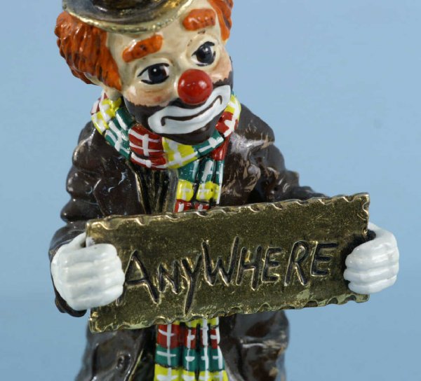 THREE RON A. LEE ART SCULPTURES OF CLOWNS - 9