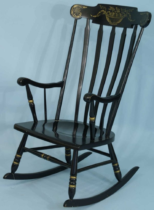 PAINTED ROCKING CHAIR