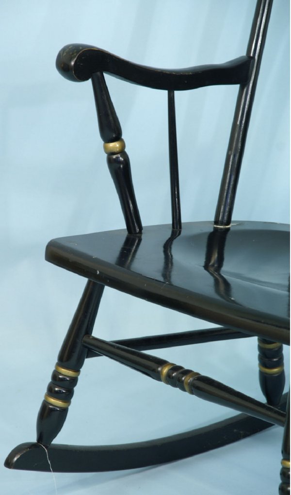 PAINTED ROCKING CHAIR - 5