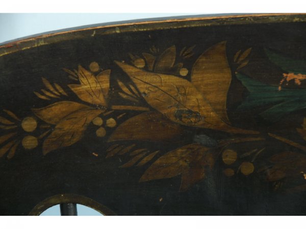 ANTIQUE HAND-PAINTED AMERICAN ROCKING CHAIR - 5