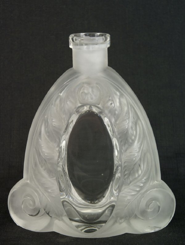 BOX LOT OF FROSTED GLASS - 3