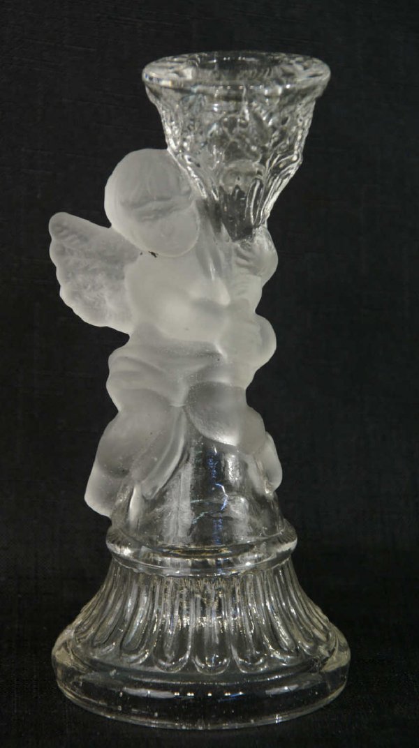 BOX LOT OF FROSTED GLASS - 5