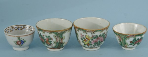 BOX LOT OF 19TH CENTURY FAMILLE-ROSE PORCELAIN - 6