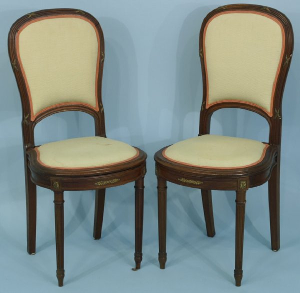 SIX 19th CENTURY FRENCH DINING ROOM CHAIRS - 2