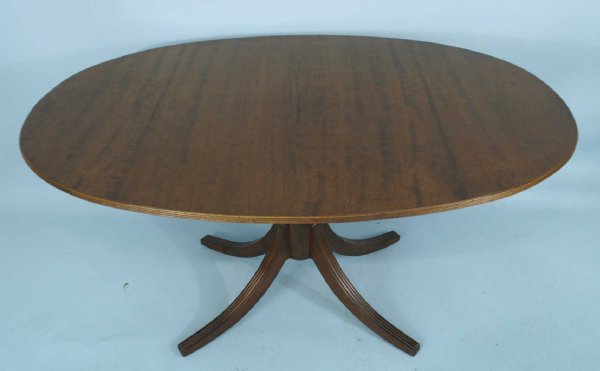 OVAL MAHOGANY BREAKFAST TABLE - 4