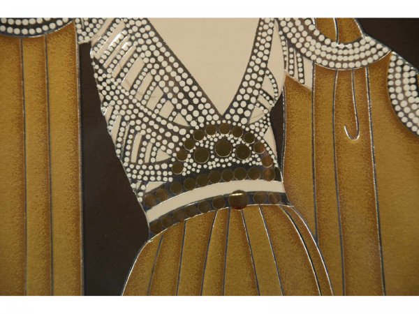 FRAMED AND MATTED ERTE' LITHOGRAPH/SERIGRAPH - 7