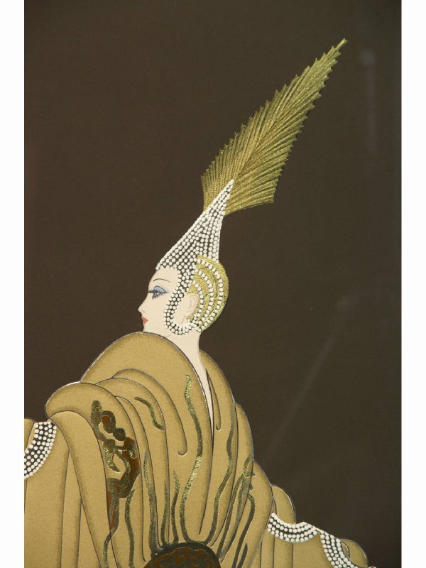 FRAMED AND MATTED ERTE' LITHOGRAPH/SERIGRAPH - 2