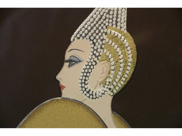 FRAMED AND MATTED ERTE' LITHOGRAPH/SERIGRAPH - 4