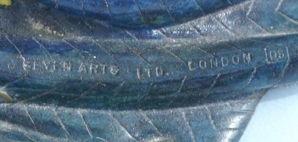 ERTE' BRONZE STATUETTE OF HERA WALKING A PEACOCK - 8