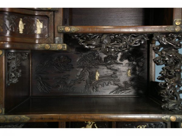 ANTIQUE CHINESE ANCESTORS' CABINET - 9
