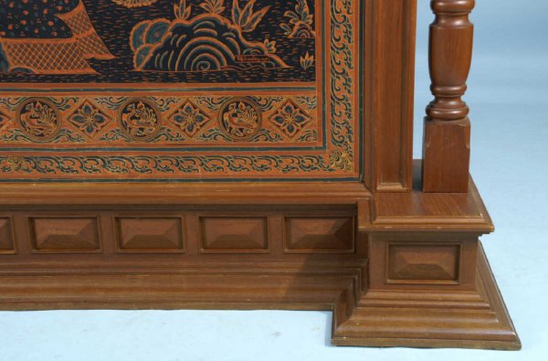 THAI PANEL MOUNTED ON A EUROPEAN STAND - 9