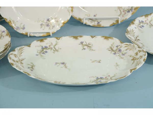 BOX LOT OF FRENCH "LIMOGES" DINNERWARE - 4