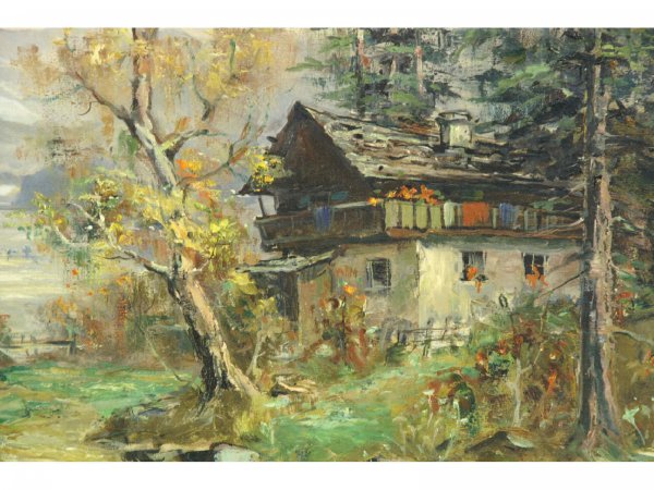 OIL ON CANVAS LANDSCAPE SIGNED "ARTIS" - 2