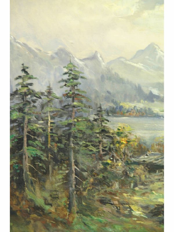 OIL ON CANVAS LANDSCAPE SIGNED "ARTIS" - 3