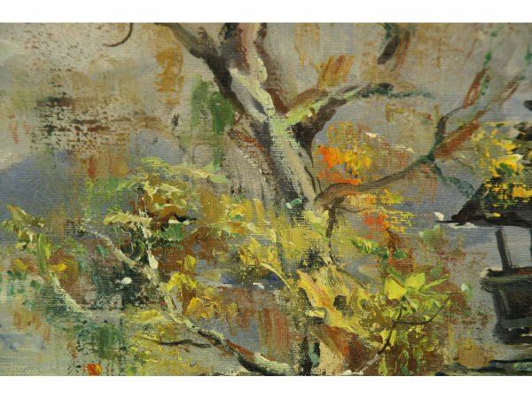 OIL ON CANVAS LANDSCAPE SIGNED "ARTIS" - 6