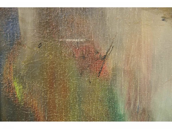 OIL ON CANVAS OF RIVER SCENE SIGNED "ARTIS" - 10