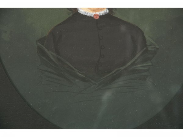 FRAMED AND MATTED PAINTING OF A WOMAN - 3
