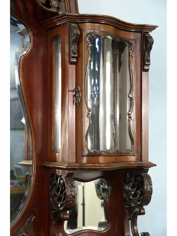 19th C. VICTORIAN CHIPPENDALE STYLE ETAGERE - 3