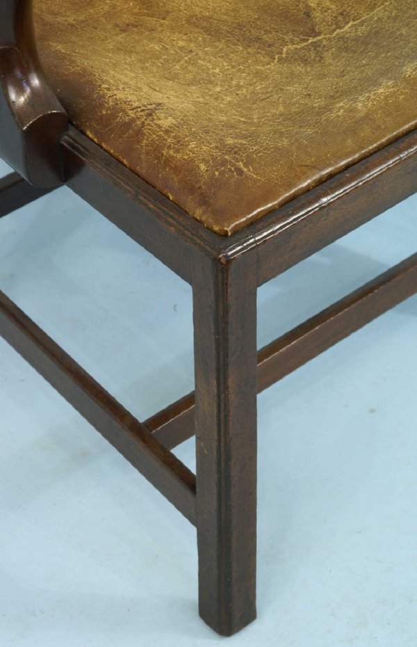 19th CENTURY ENGLISH CHIPPENDALE ARMCHAIR - 3