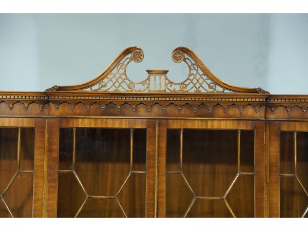 MAHOGANY CHINA CABINET - 2