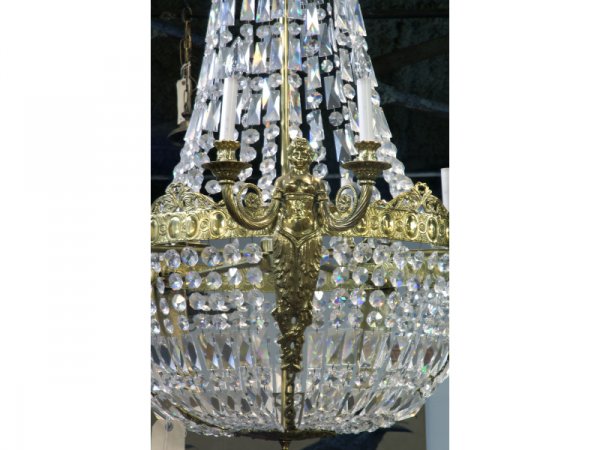 CRYSTAL BASKET CHANDELIER - 2