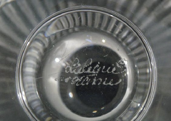 PAIR OF LALIQUE PERFUME BOTTLES - 4
