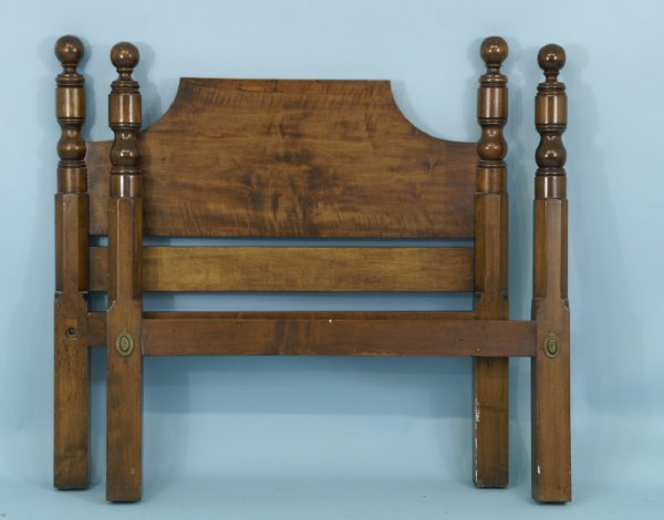 PAIR OF ANTIQUE MAHOGANY ROPE BEDS - 3