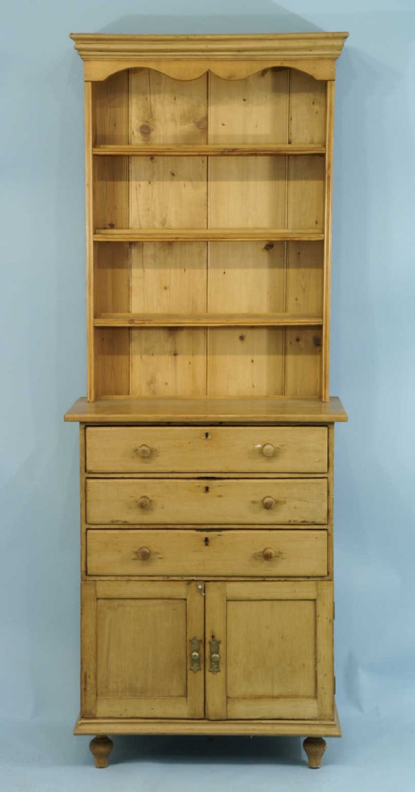 PINE HUTCH WITH THREE DRAWERS