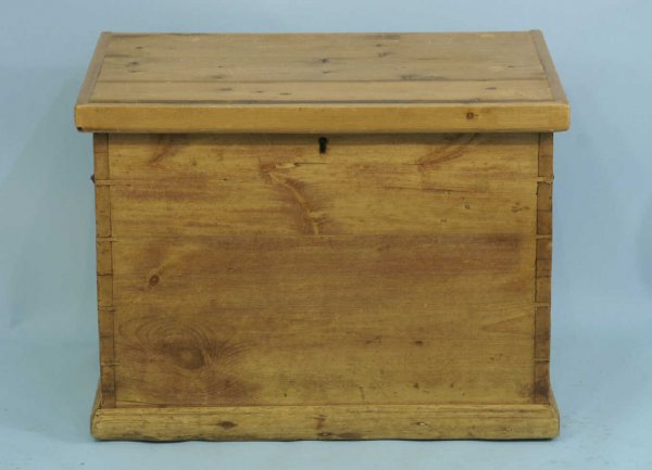 ANTIQUE PINE TRUNK