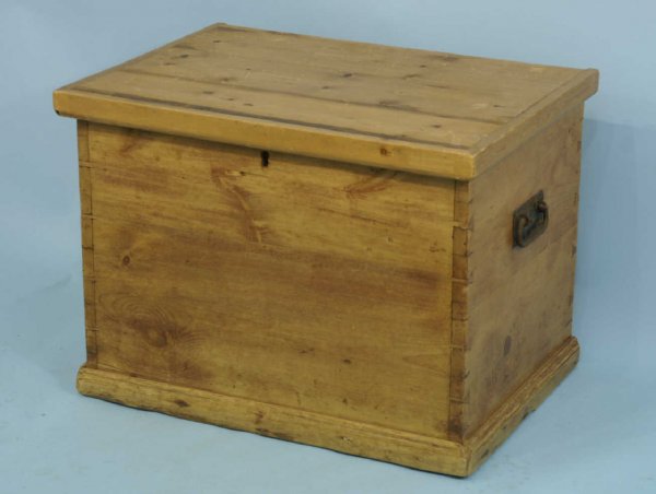 ANTIQUE PINE TRUNK - 2