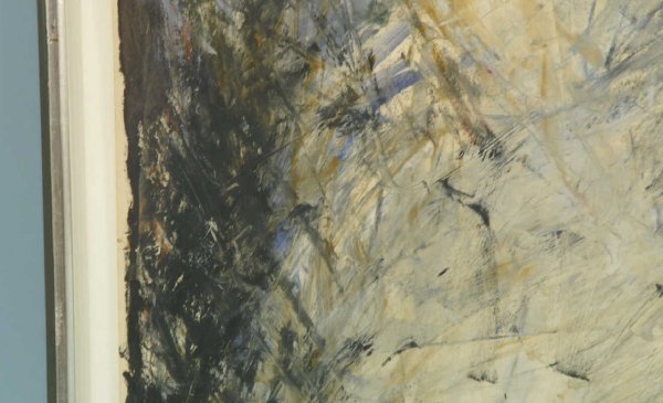 FRAMED PASTEL ACRYLIC OF A MOUNTAIN - 4