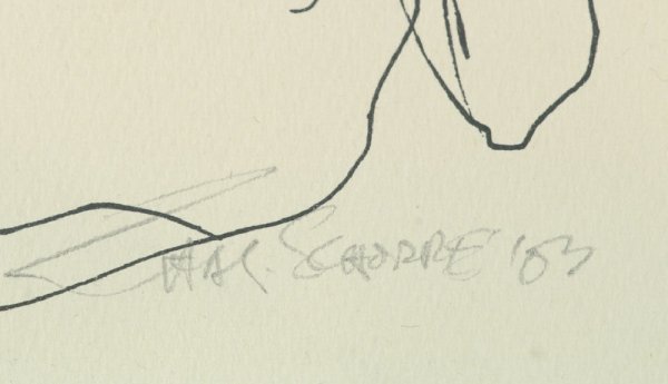 PAIR OF FRAMED AND MATTED DRAWINGS OF NUDES - 7