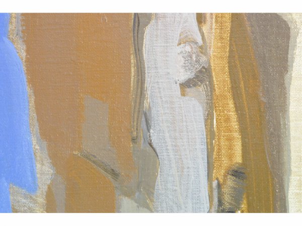FRAMED OIL ON CANVAS ABSTRACT ART - 10