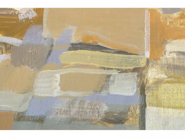 FRAMED OIL ON CANVAS ABSTRACT ART - 7