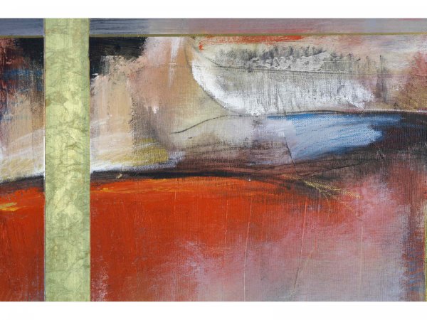OIL ON CANVAS OF CONTEMPORARY ABSTRACT - 2