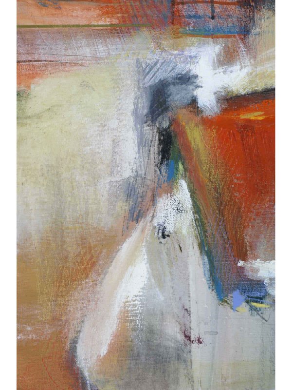 OIL ON CANVAS OF CONTEMPORARY ABSTRACT - 3